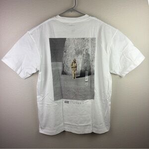 UNIQLO Star Wars Episode 1 Shirt White Mens Large Oversized Fit from Japan RARE